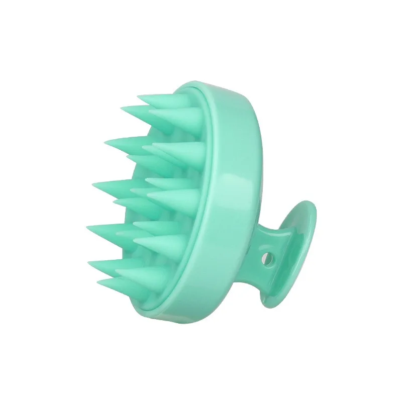 1 cepillo de champú de silicona para cabeza, peine para masaje del cuero cabelludo, peines para lavado de cabello, cepillos para masaje corporal para baño y ducha, herramientas de peluquería
