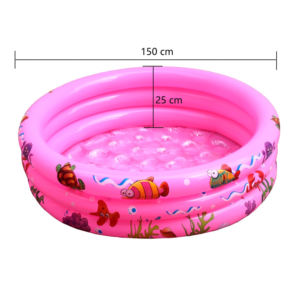 150 x 25 cm lege bold pool baby swimmingpool barn sommer børn vand legetøj oppustelig badekar udendørs sport svømning poolmåtte
