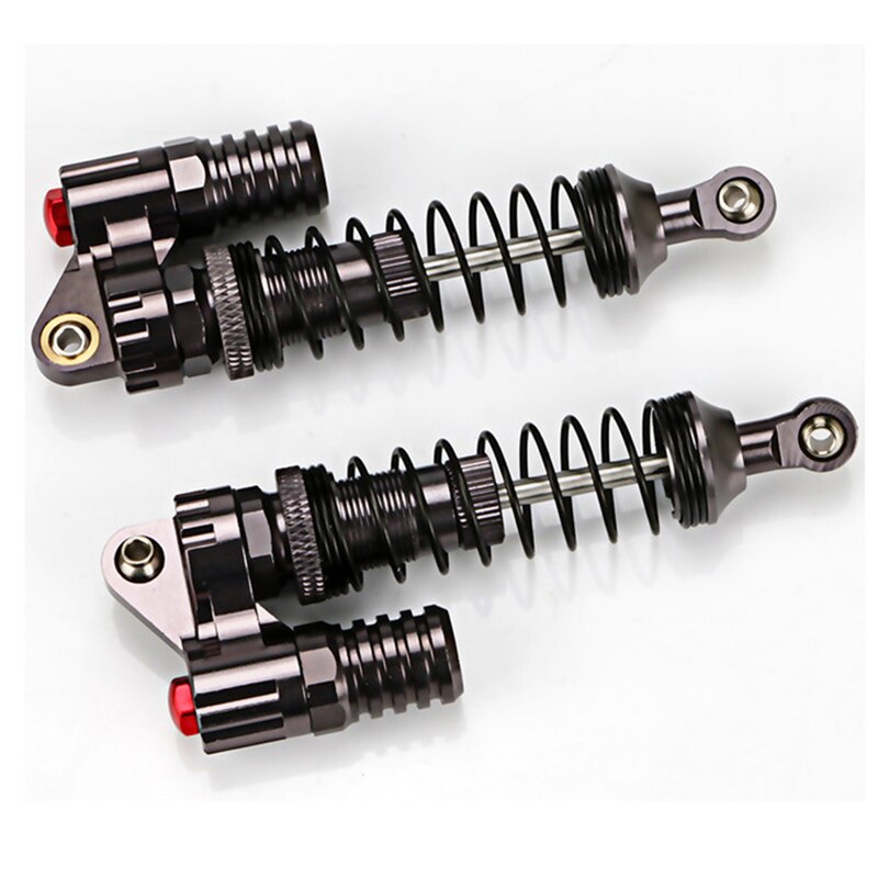 2Pcs Aluminium Alloy 90Mm Absorber Shocks For 1/10 Scale Rc Rock Crawlers Axial Scx10 D90 Truck