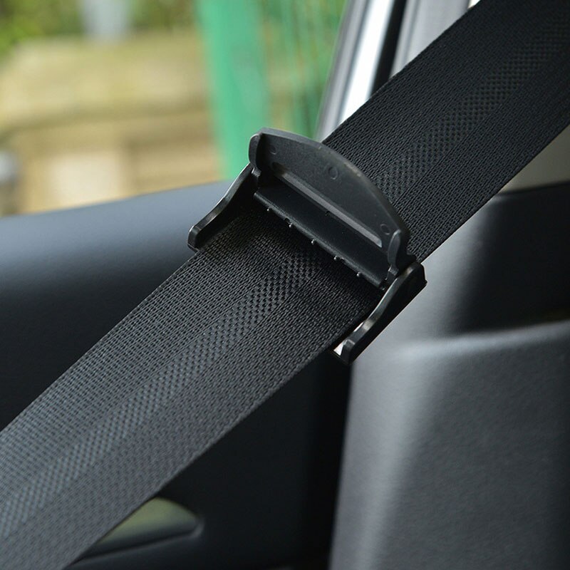 2 Stuks Gordel Gesp Stopper Krapte Universele 60Mm Seat Belt Clip Vaste Aanpassing Limiter Zwart Rood Auto accessoires