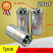 Air Conditioner Parts Round Capacitor 20uF-75uF 450VAC AC Motor Air Conditioner Start Capacitor Anti-explosion 100% Unused