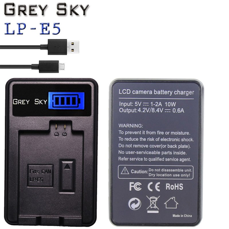 Bateria lp e5 para canon eos 3 pçs, 1500mah modelo de música, modelos reflexional t1i, phoenxsi, 1000d, 500d, 450d, kiss x3, x2, f + carregador: charger