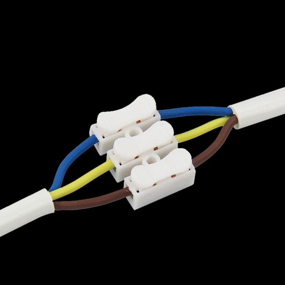 Huishoudelijke usspring connector draadklem aansluitblok voor ledstrip zonder lassen  v7 i 0