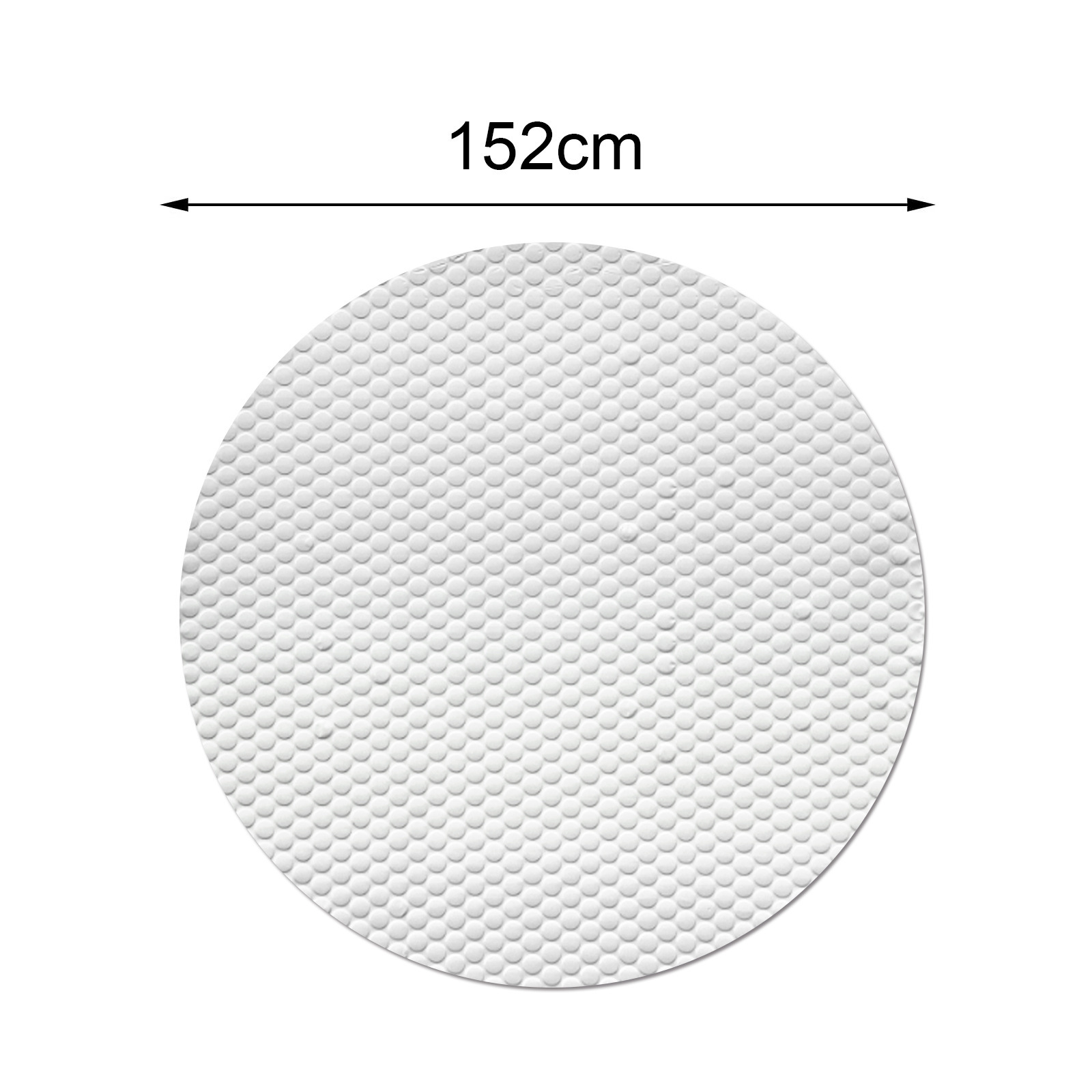 Multifunctional Pool Cover Dust-proof Heat Insulation Swimming Pool Protective Cover Suitable for Most of Small Pool: 152cm