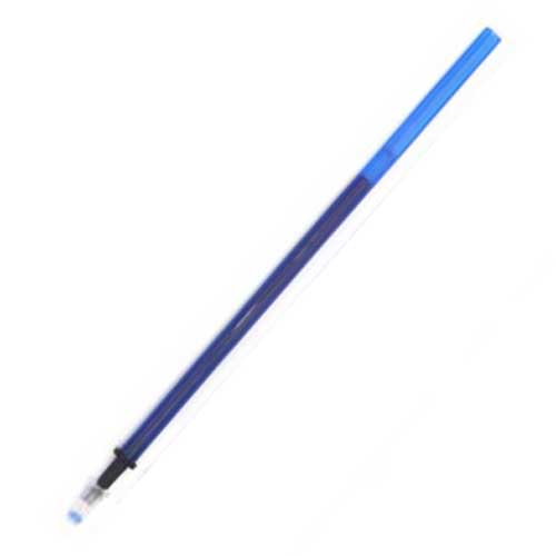 Sletbar pen spids 0.5mm blå sort pen vaskbart håndtag kuglepenne patron salg elev papirvarer kontor pen skrift: 1pc- mørkeblå refill