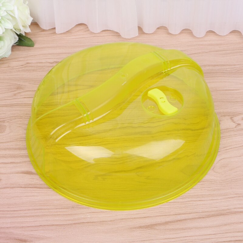 Fridge Microwave Plate Cover Clear Steam Vent Splatter Lid 10 inch Food Dish