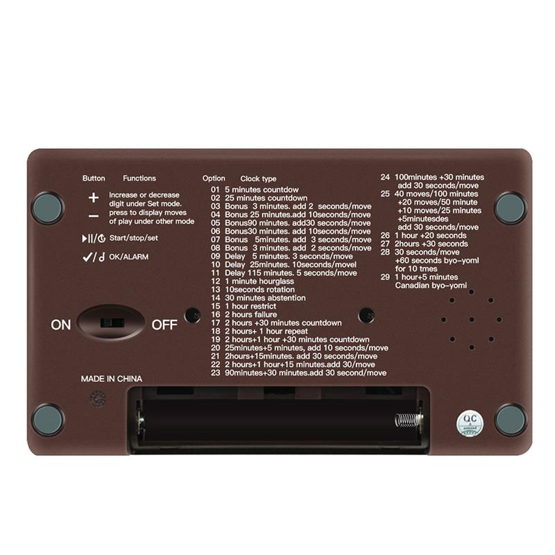 LEAP PQ9903A Chess Clock Digital Count Up Down Electric Game Timer Chess Player Set Handheld Master Reloj Ajedrez Temporizador