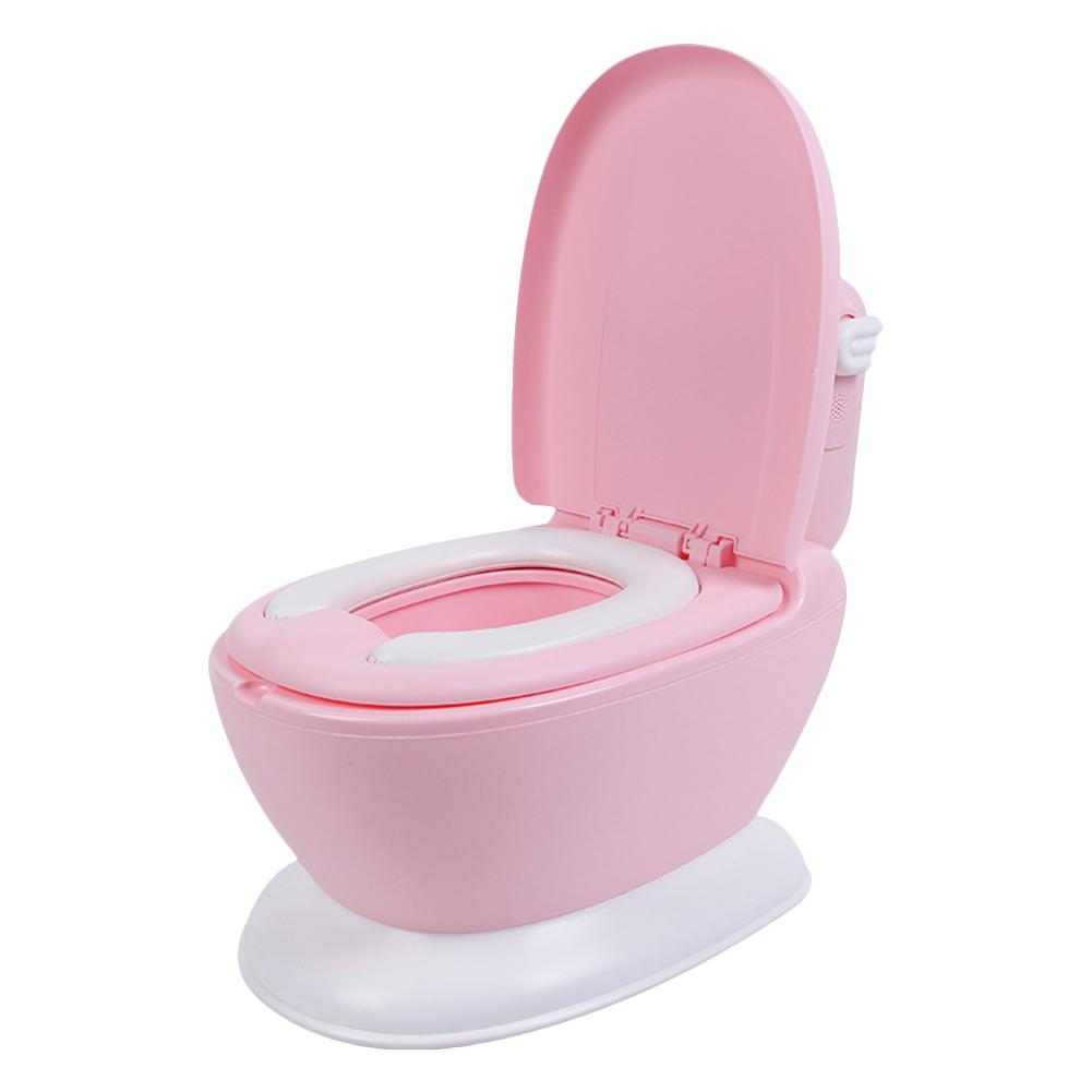 Portable Baby Potty Multifunction Baby Toilet Car Potty Child Pot Training Girls Boy Potty Kids Cute Chair Toilet Seat: Pink