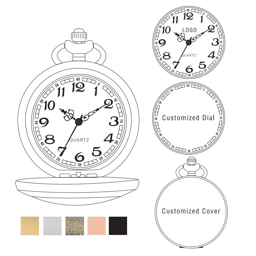 Relojes de bolsillo para hombre big fish pattern case lommeur herre stor hvit skive slim chain clock anheng analoge