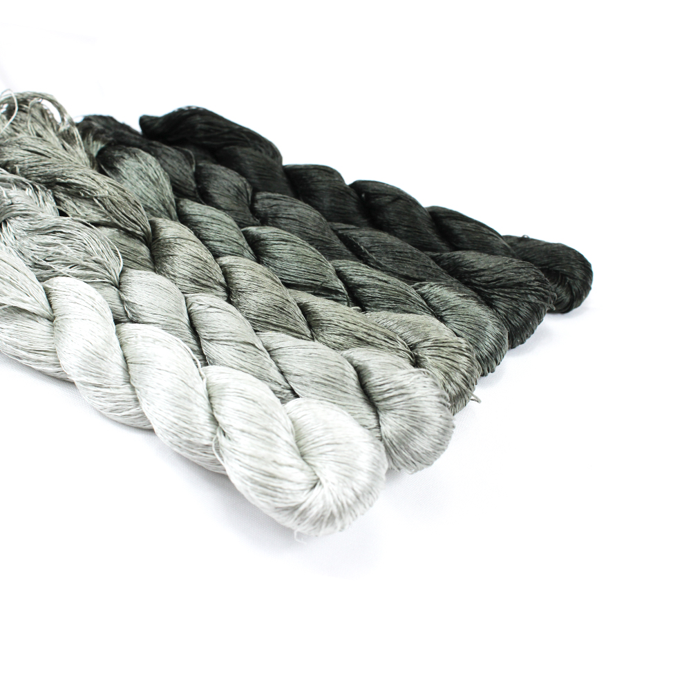 1 szt. 400m 100% nici jedwabne jedwabne nici robić haftowania rękojeść ręczny haftowania rękojeść krzyżykowy gałęzie i łodygi rękojeść