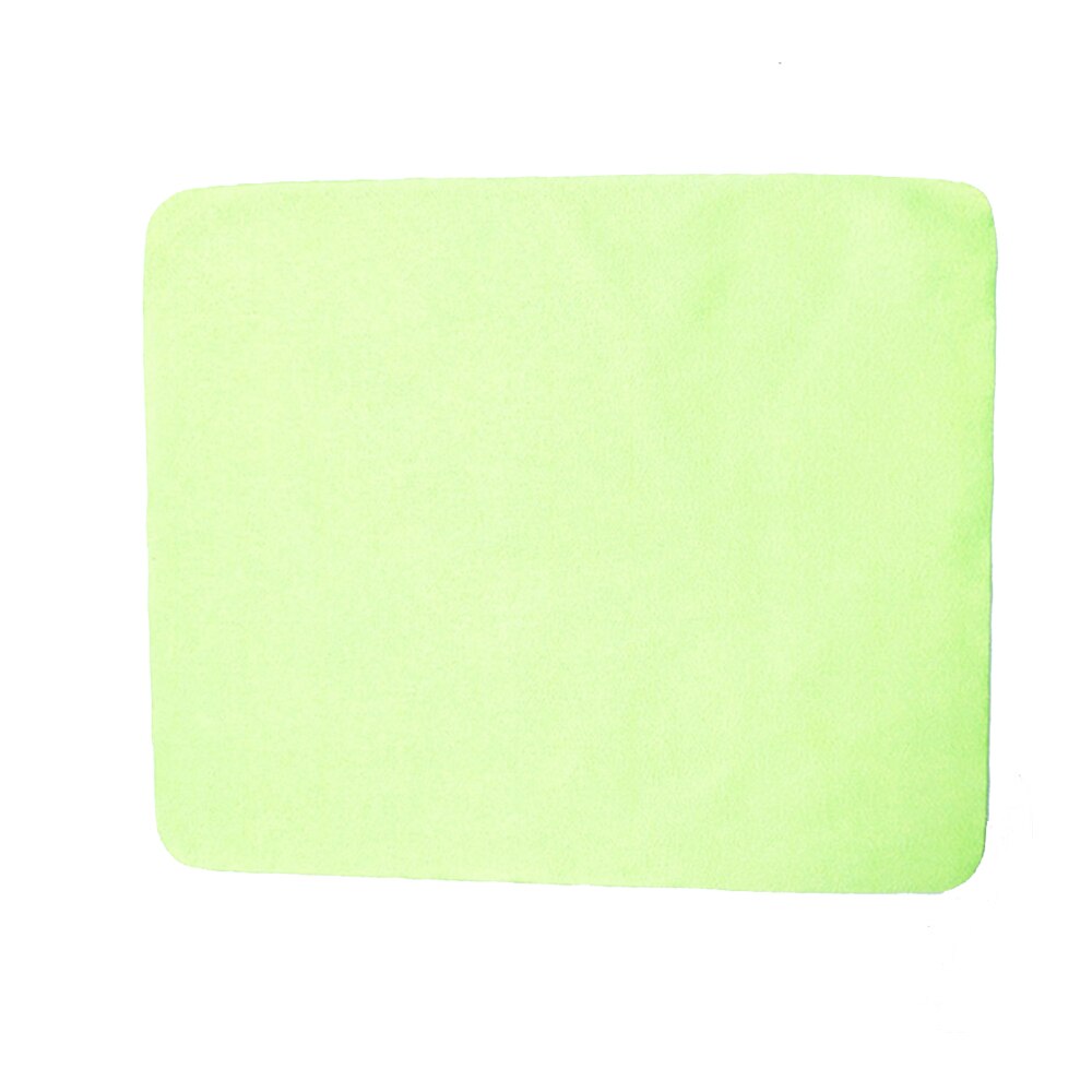 5Pcs Microfiber Cleaning Cloth Duster Scouring Pad Soft Cloth Wash Towel Napkin Glasses Wipe for Phone Screen Lens Glasses: green
