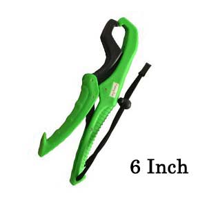 Soporte de labio de pescado de plástico ABS, 6 "/9", pinza de pesca flotante, controlador de pinza, equipo de pesca: 6Inch Green