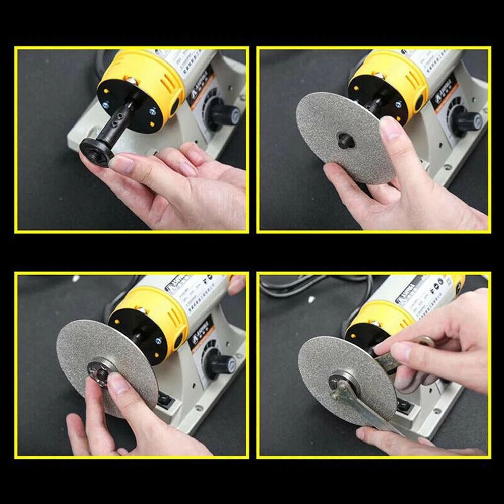 1Pcs Diamond Coated Diamond Grinding Disc 80-3000Grit Abrasive Disc Grinding Wheels Woodworking Tool 4inch 100mm