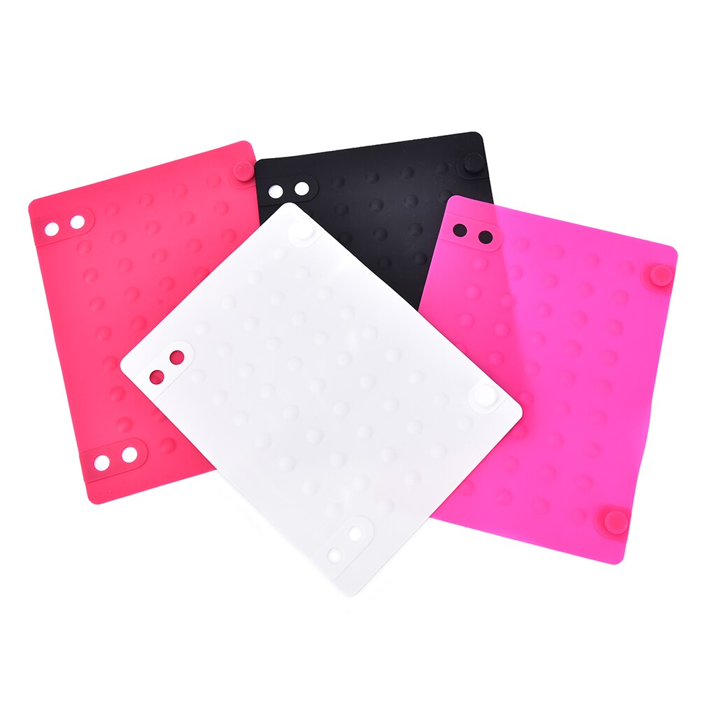 1pc Useful Soft Silicone Heat Proof Mat Heat-resistant Mat For Curling Iron Dryer HairStraightener Hairdressing Stylin Accessory