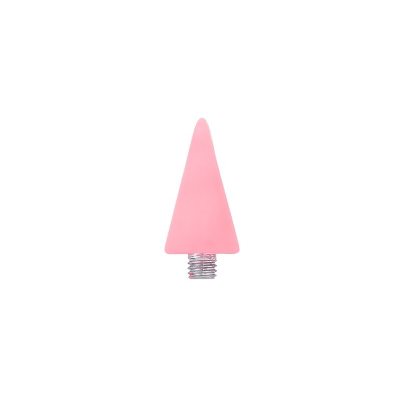 1pc perles de tête de crayon de cire à pointiller les ongles remplaçables strass pierres précieuses cueilleur d'ongles auto-adhésif outil de cueillette pour stylo à pointiller: pink