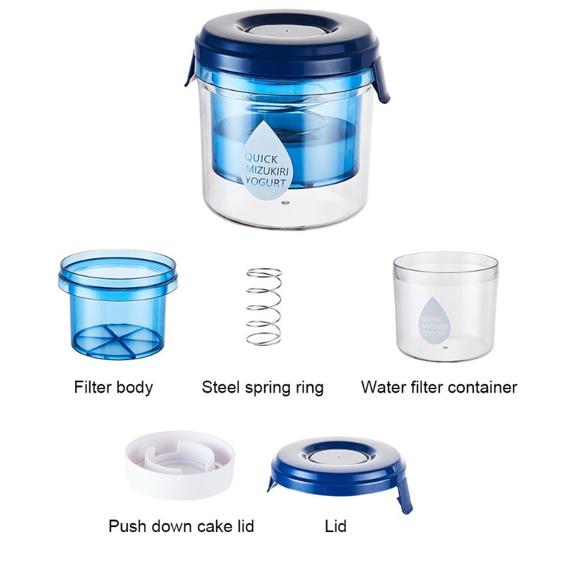 Yoghurtfilter myseparator kompresjonsartefakt matkvalitet husholdningsost tofu dehydreringstank gresk yoghurtfilter