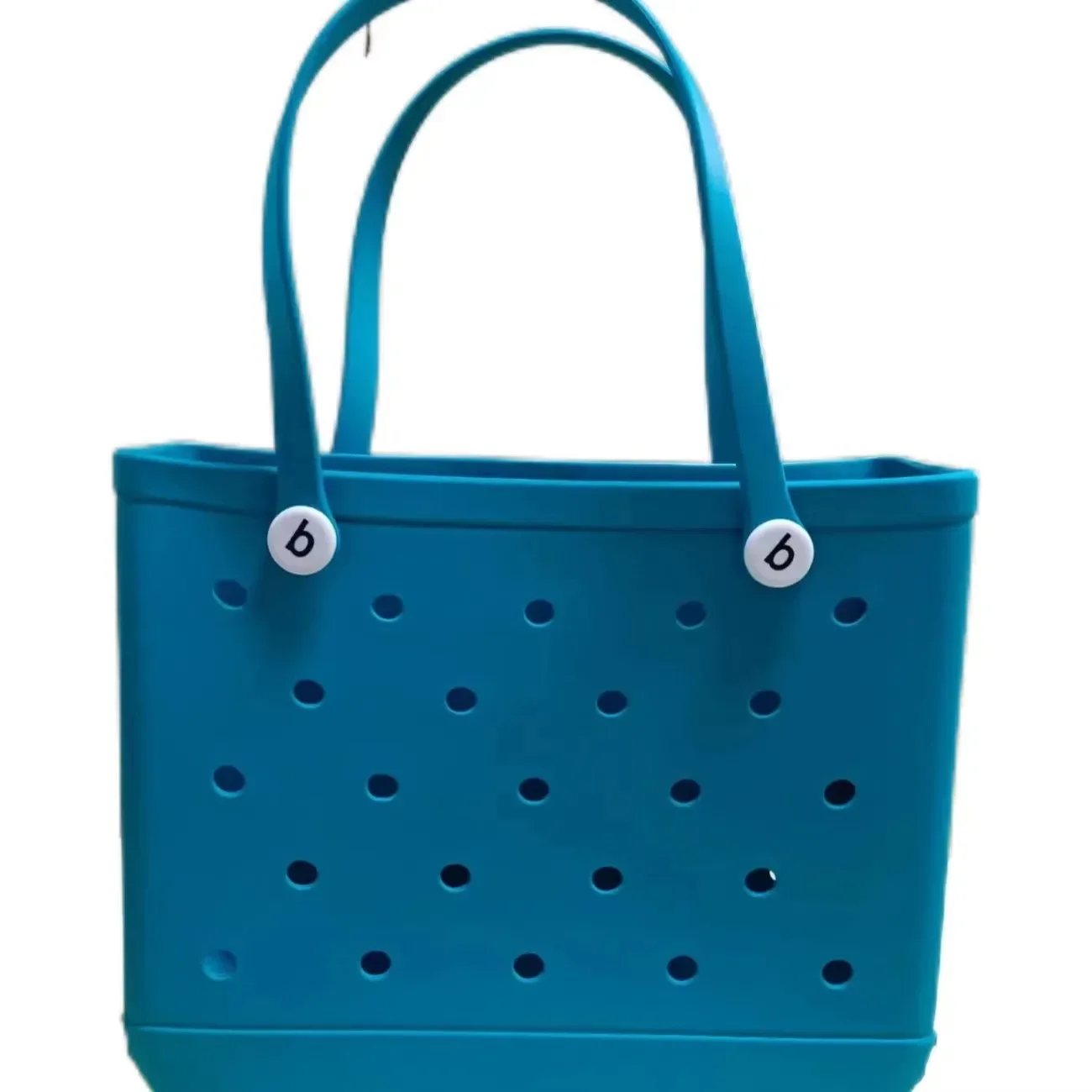 Gummi Frauen Bogg Tasche Sommer Schwimmbad Schulter Handtasche EVA Große Kapazität Warenkorb Weibliche Schwimmbad Tote Strand Zipfel: verrotten