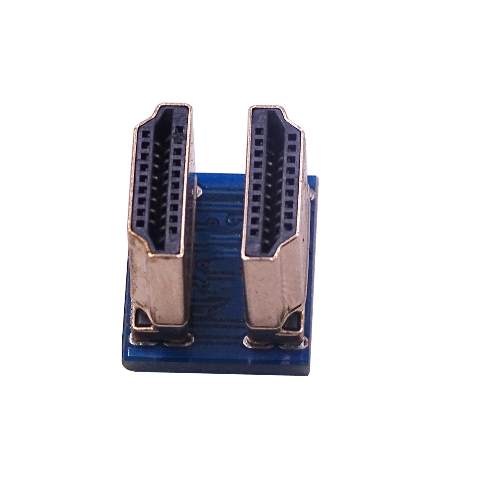 1080P HDMI to Micro HDMI Converter Male to Male Adapter for Raspberry Pi 3/4 HDMI LCD Touchscreen Display: Orange