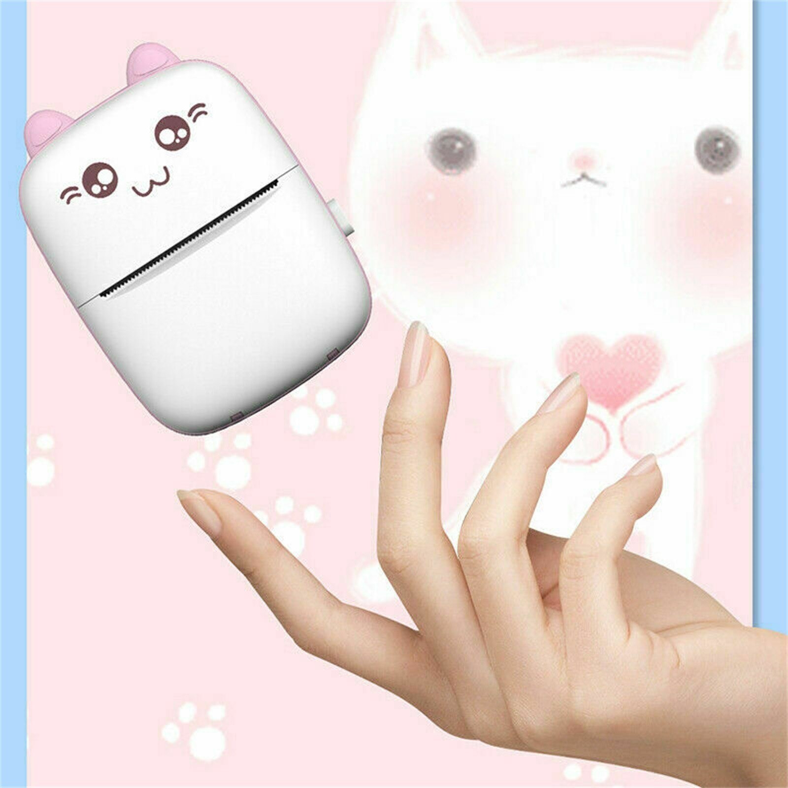 4# Photobooth Props Thermal Portable Bluetooth Printer 58mm Mini Wireless Pos Image Photo For Phone Commemorate Event Party