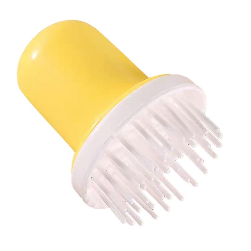 Pot Cleaning Brush Ball Non-scratch Dish Scrubber Scrubbing Pad Scouring Pad Handle Kitchen Cleaning tools: 1PCS Random Color A