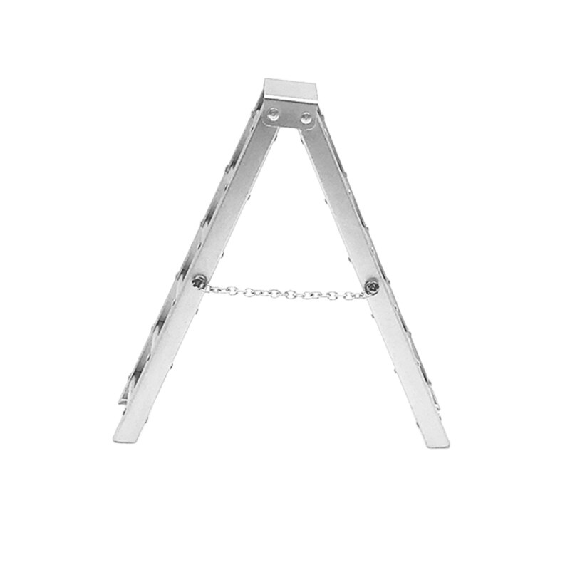 FBIL-Aluminium Mini Ladder Voor 1:10 Rc Rock Crawler Axiale Scx10 90046 D90 D110 Tamiya Cc01 Traxxas Trx-4: 10cm