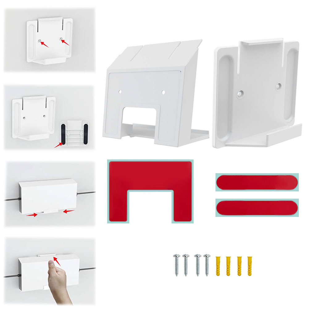 Router Power Bracket Set Wall&Roof Installation Metal Kit Wall Mount Storage Holder for StarLink Gen3 V3