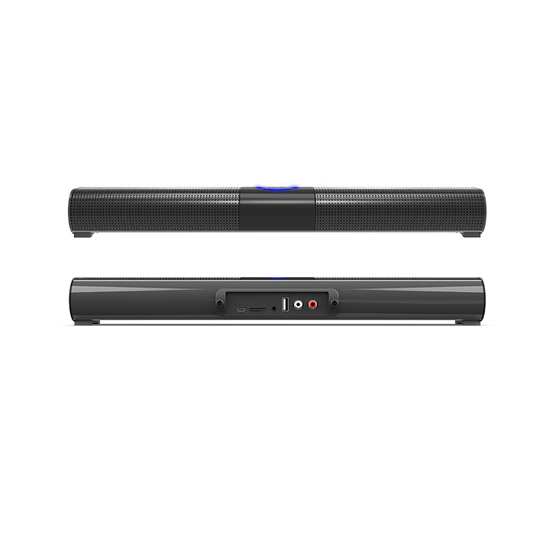 Altoparlante Bluetooth Stereo portatile Surround Sub Woofer telecomando Home Theater luce LED colorata Radio FM USB AUX TF Card