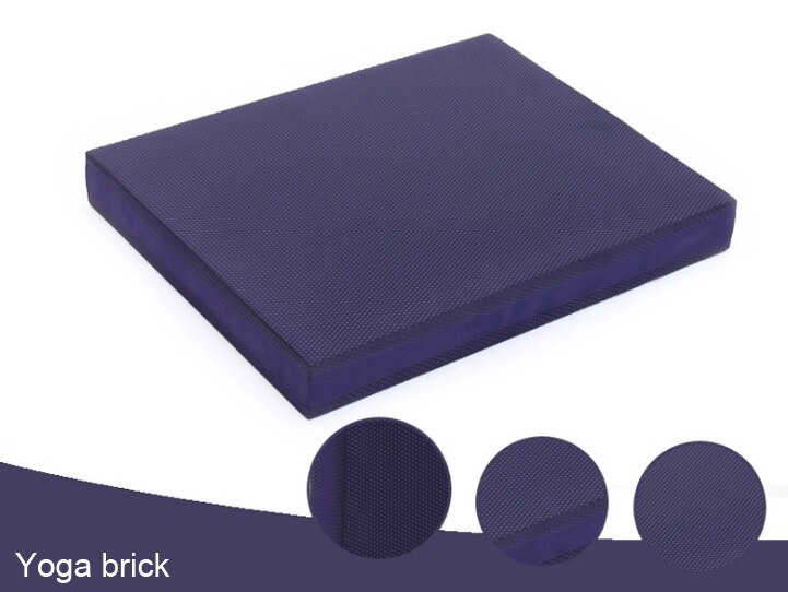 Anti-Slip Zachte Balans Pad Tpe Yoga Blok Pad Dikke Balans Pad Balancer Fitness Training Yoga Pilates Balance Board: plum
