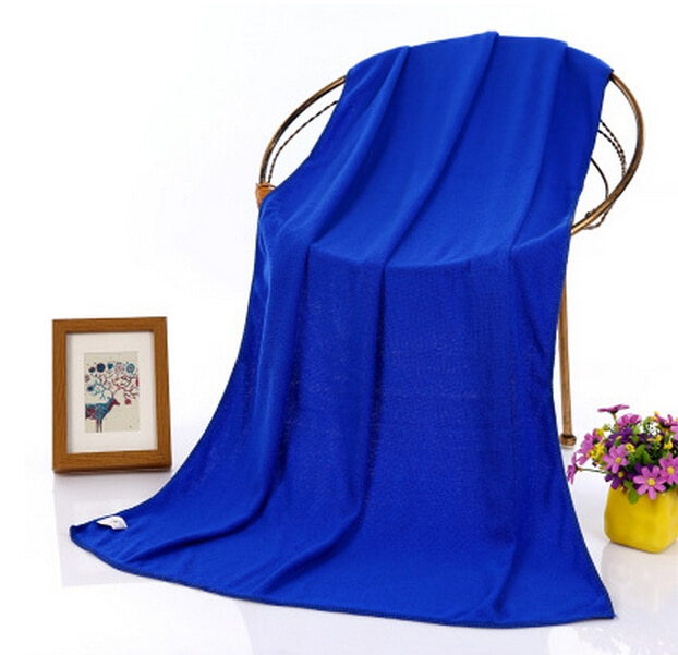 140x70cm / 55''x27'' Supersoft Microfiber Beach Towel Microfibre Bath Towel Sports Towel Gym Fast Drying Cloth Extra Large