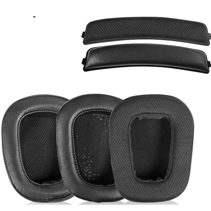 Ohrpolster Kissen Ersatz für Logitech G35 G930 G933 G933S G935 G633 G635 G430 G431 G432 G433 G435 Gaming Kopfhörer Ohrpolster