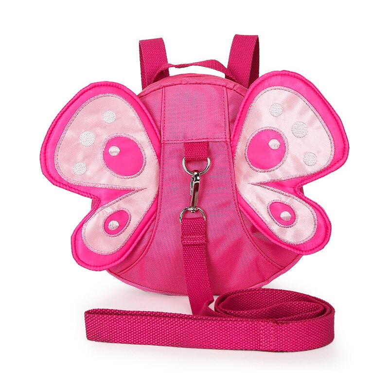 Winmax Anti-verloren Leine Kleinkind Tasche SchöNe Schmetterling freundlicher Schule Tasche Kleine freundlicher Baby Mädchen Kleine tasche Kindergarten Mochila: Rosa