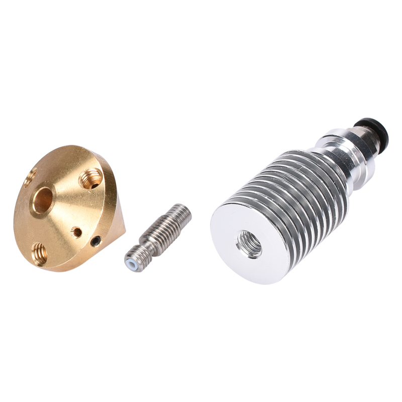 BIQU Brass Diamond Extruder Reprap Hotend 3D V6 heatsink 3 IN 1 OUT Multi Nozzle Extruder 3D printer kit for 1.75/0.4mm