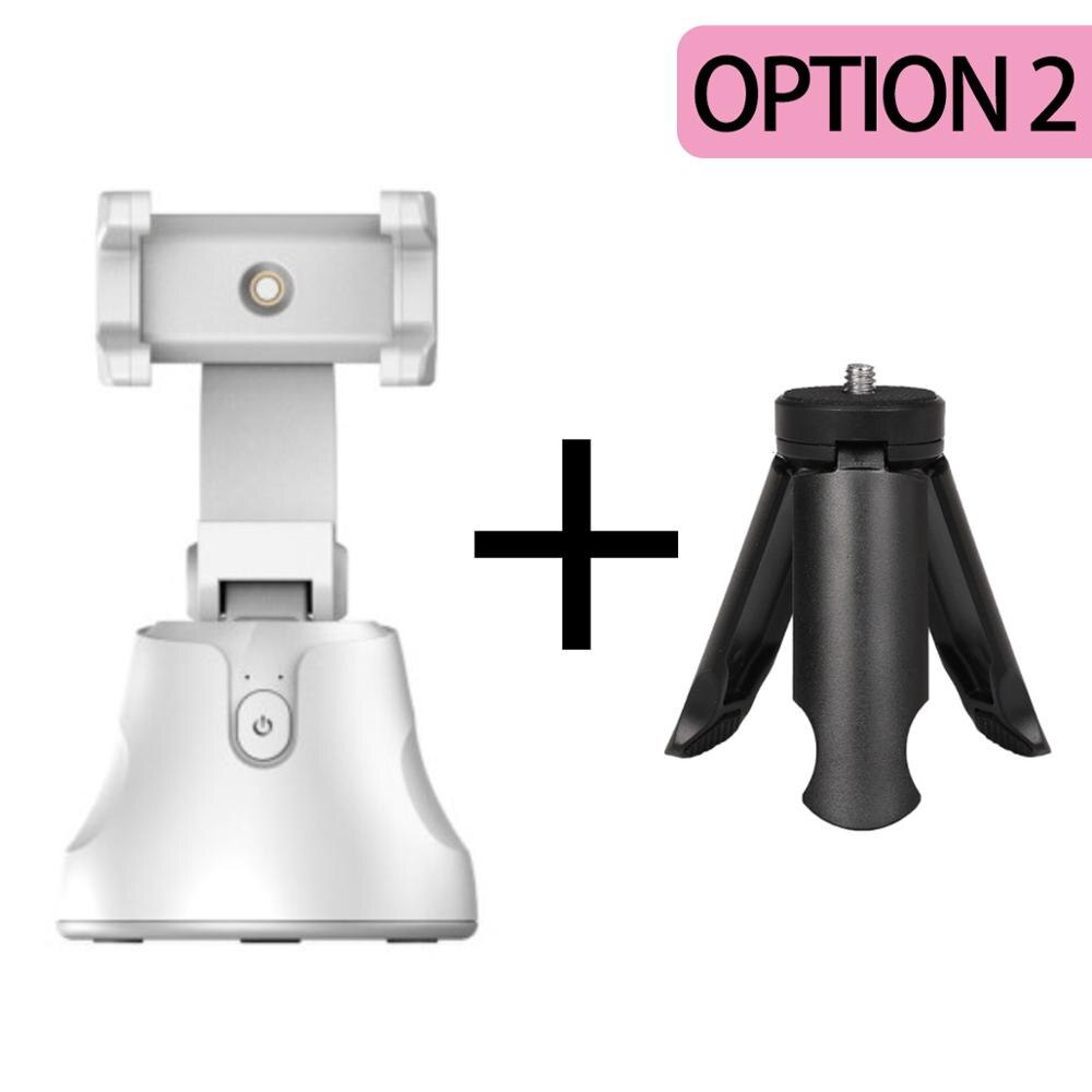 Apai Genie Smartphone Selfie Shooting Gimbal 360° Face &amp; Object Follow Up Selfie Stick for Photo Vlog Live Video Record: Option 2