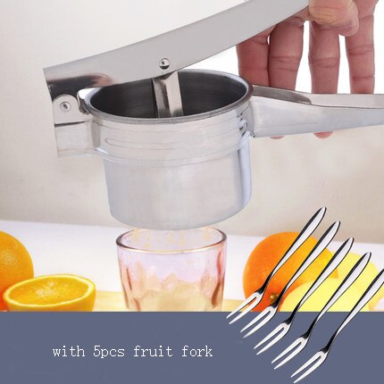 Spremiagrumi manuale in acciaio inossidabile melograno limone succo d&#39;arancia spremere fango pressa spremiagrumi a pressione manuale: bottom hole 2