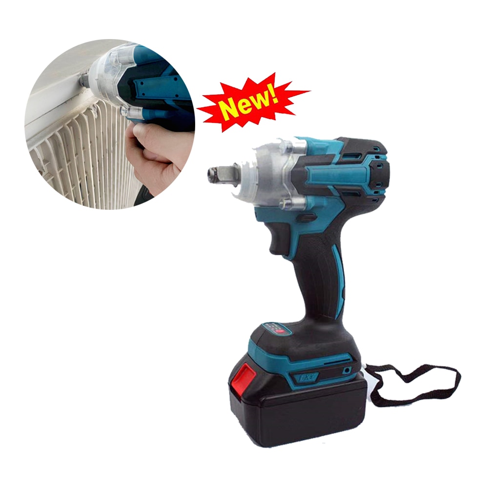 18V Cordless Impact Wrench Brushless Electric Wrench 350Nm Torque Wrench Rechargeable For Makita Battery Electric Impact Wrench
