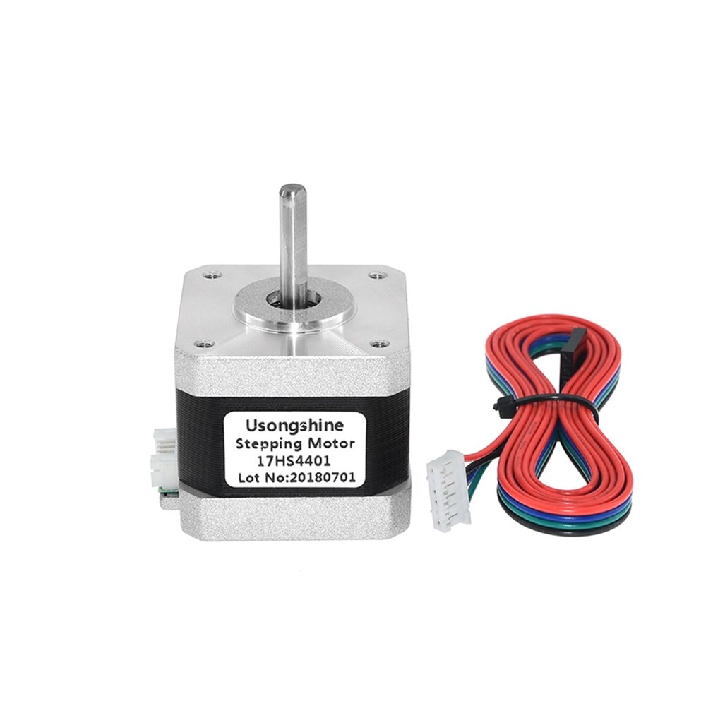 Nema 17 Stappenmotor 42 Motor 4-Lood 17HS4401 NEMA17 42 Bygh 1.5A Gear Motor Met Dupont Lijn Voor 3D Printer & Cnc