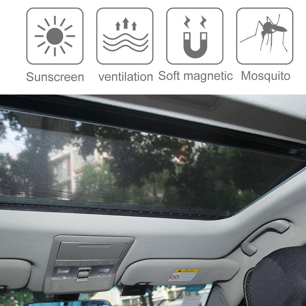 Auto Zonnedak Zon Screen Venster Schaduw Cover Shield Zonnescherm Magnetische Uv Protector