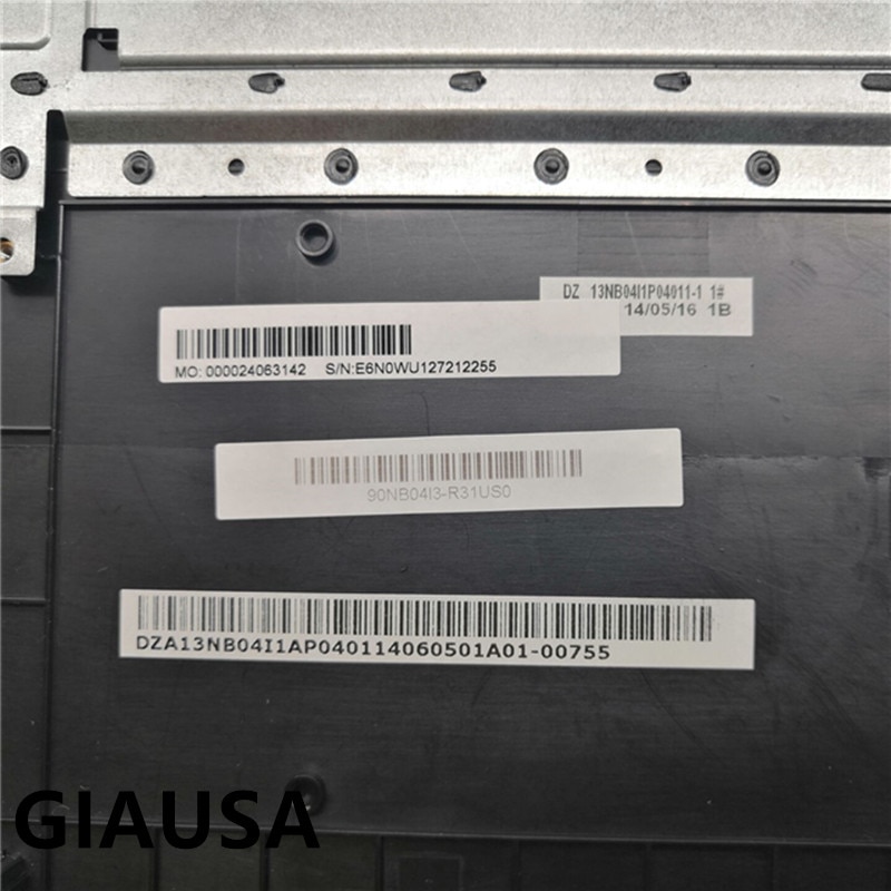 US keyboard for Asus X751 X751LK X751LKB X751LN X751LNB with black palmrest keyboard RU Layout 13NB04I1P04011-1