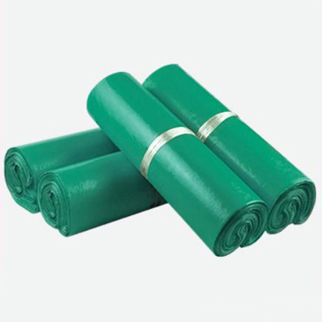 100Pcs/Lot Poly Mailer Plastic Bags Waterproof Mailing Envelopes Self Seal Post Bags Thicken Courier Bags: Green 