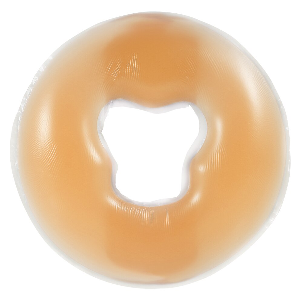 Silikon ansikts spa pute brettet helseomsorg myk gelpute u form ansiktshvile massasje overlegg vugge pute hode støtte