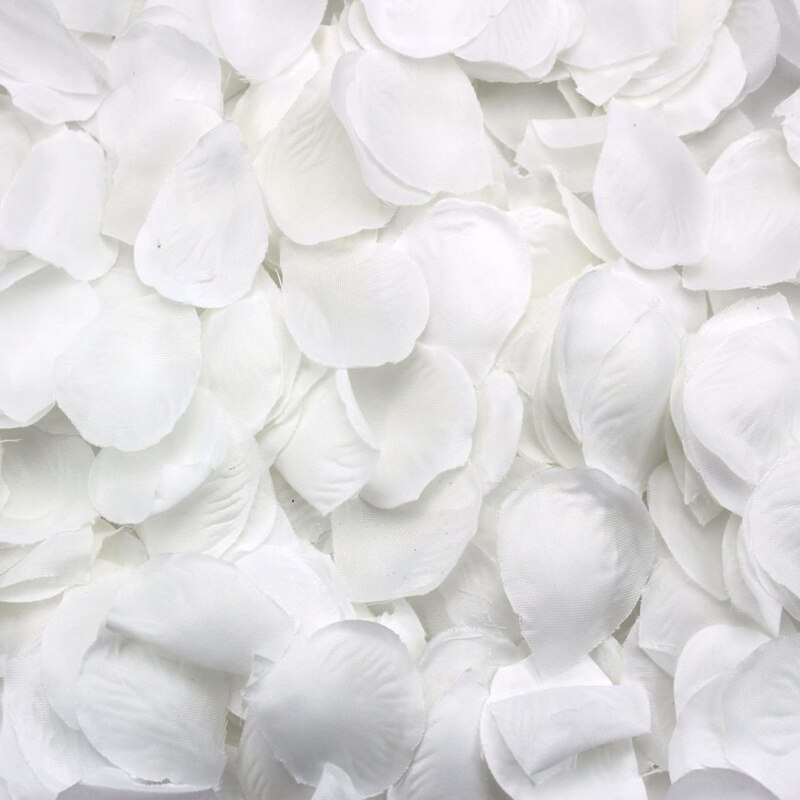 500 Rose petals scattered white decoration Wedding Party: Default Title