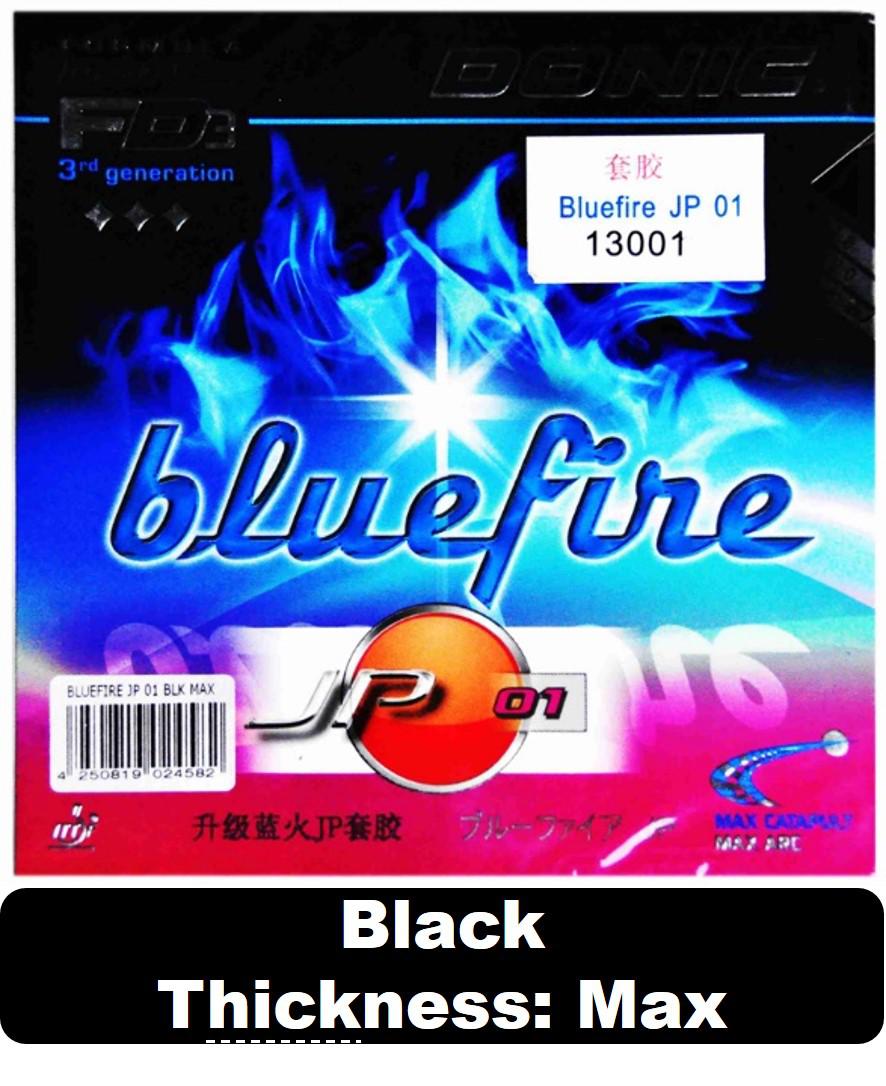 Original Donic Bluefire Jp01 Turbo Jp02 Jp03 Table Tennis Rubber Pimples In Ping Pong Sponge Tenis De Mesa: JP01 black max
