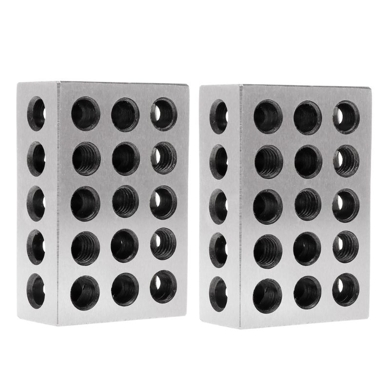 2pcs Hardened Steel Ultra Engineers Blocks Precision 1" x 2" x 3" Milling Tool