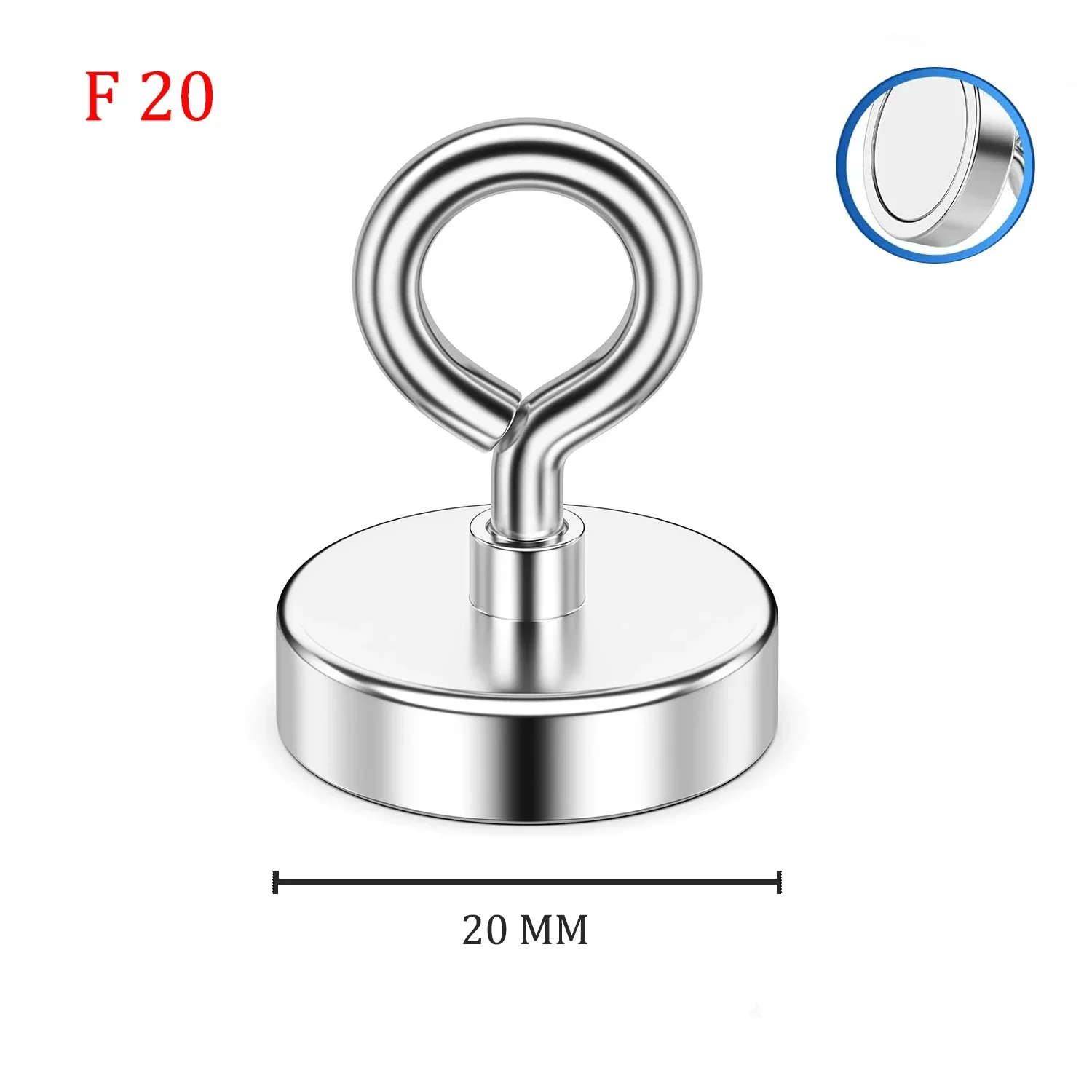 Super Strong Neodymium Fishing Magnets Salvage magnets super powerful Neodymium Magnet Powerful Neodymium Magnet for Fishing ima: Gold