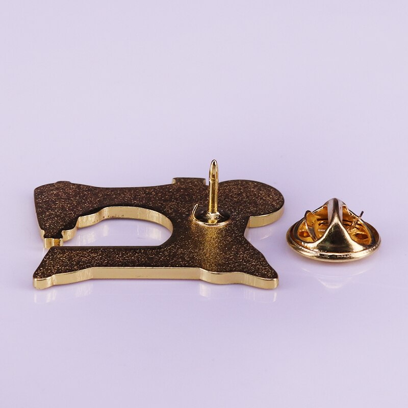 Jahrgang-nähmaschinen-emaille-anstecknadeln, broschen, kostümliebhaber, schmuckhersteller, schneider