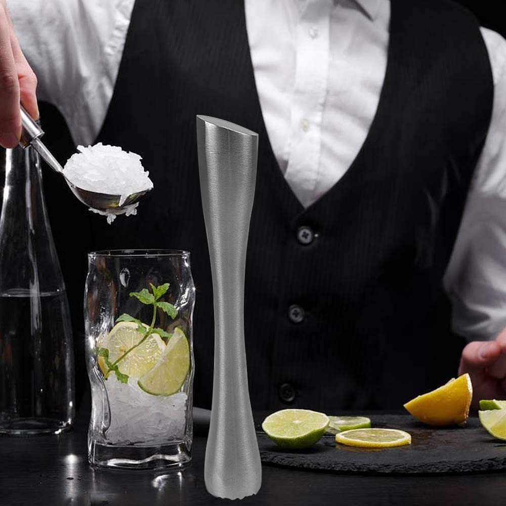 Stainless Steel Wine Mixing Stick Cocktail Muddler Shaker With Crushing Hammer DIY Drink Fruit Mojito Crushed Ice Barware Tool