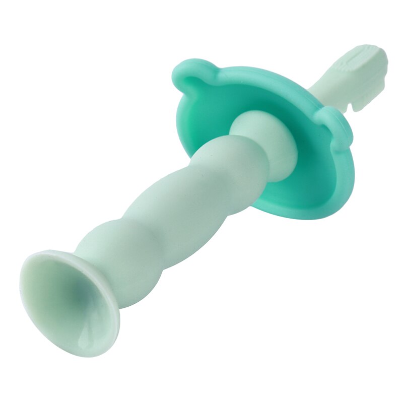 1 unidad de cepillos dentales de entrenamiento de silicona suave chico s para bebés y niños, cepillo Dental para Cuidado Oral, cepillo de dientes infantil para bebés, artículos para bebés chico s