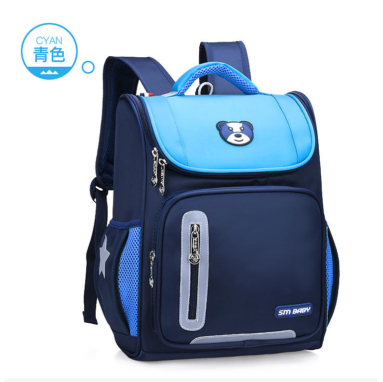 Kinderen Schooltassen Jongens Meisjes Kids Orthopedische School Rugzakken Kids Schooltas Waterdichte Rugzakken Primary School Terug Pack: large sky blue