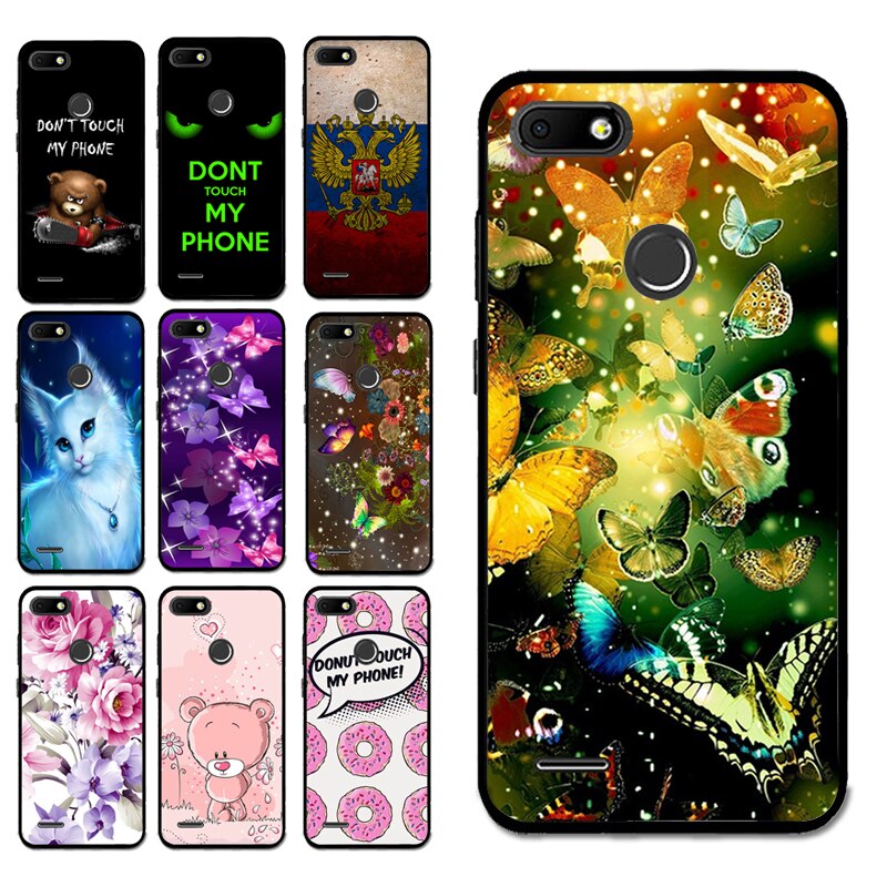 For BQ 5512 Case Pretty Cat Silicon TPU Cover for BQ 5512L STRIKE FORWARD Animal Shell Bag Housing Phone Cases