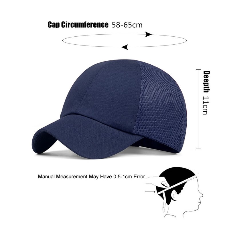 Summer Bump Cap Protective Baseball Hat Style Breatheable Hard Hat Work Safety Helmet For Work Site Head Protection